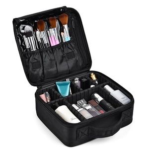 garsumiss Travel Makeup Case Black￼